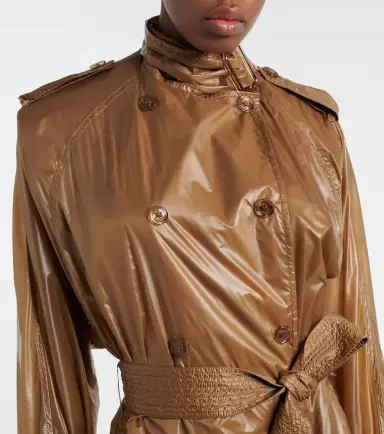 Saint Laurent Tie-neck trench coat | Thumbnail 5 Saint Laurent Tie-neck trench coat | Thumbnail 5