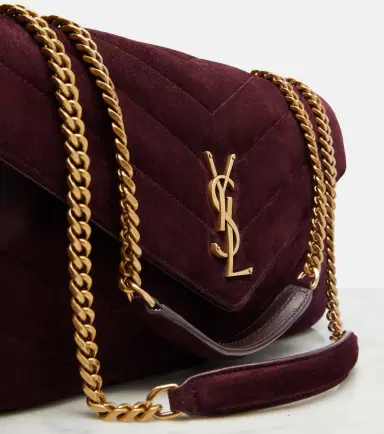 Saint Laurent Loulou Medium suede shoulder bag | Thumbnail 3 Saint Laurent Loulou Medium suede shoulder bag | Thumbnail 3