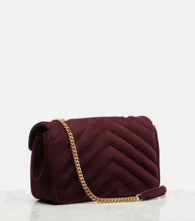 Saint Laurent Loulou Medium suede shoulder bag | Thumbnail 4 Saint Laurent Loulou Medium suede shoulder bag | Thumbnail 4