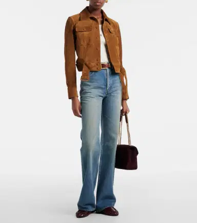 Saint Laurent Loulou Medium suede shoulder bag | Thumbnail 5 Saint Laurent Loulou Medium suede shoulder bag | Thumbnail 5