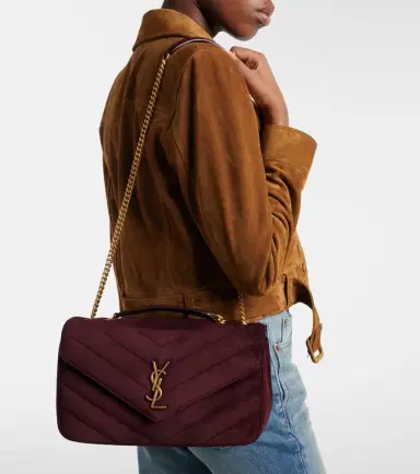 Saint Laurent Loulou Medium suede shoulder bag | Thumbnail 6 Saint Laurent Loulou Medium suede shoulder bag | Thumbnail 6