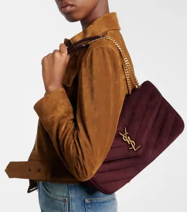 Saint Laurent Loulou Medium suede shoulder bag | Thumbnail 7 Saint Laurent Loulou Medium suede shoulder bag | Thumbnail 7