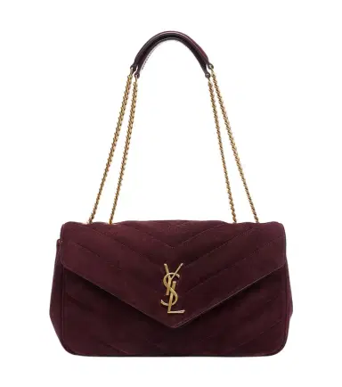 Saint Laurent Loulou Medium suede shoulder bag | Thumbnail 1 Saint Laurent Loulou Medium suede shoulder bag | Thumbnail 1