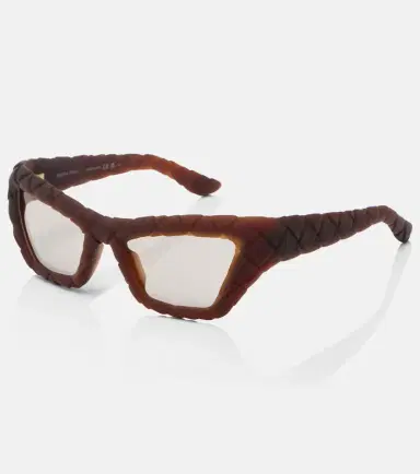 Bottega Veneta Knot Intrecciato cat-eye sunglasses | Thumbnail 2 Bottega Veneta Knot Intrecciato cat-eye sunglasses | Thumbnail 2