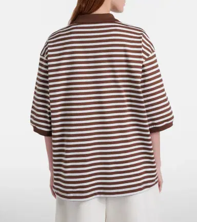 RÓHE Róhe Striped oversized cotton polo shirt | Thumbnail 2 RÓHE Róhe Striped oversized cotton polo shirt | Thumbnail 2
