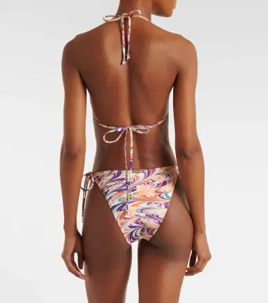 Alexandra Miro Leoni printed triangle bikini top | Thumbnail 4 Alexandra Miro Leoni printed triangle bikini top | Thumbnail 4
