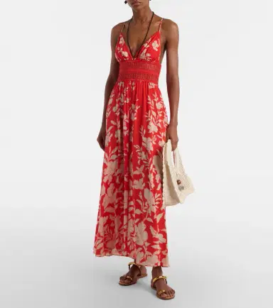 Poupette St Barth Havana crochet-trimmed floral maxi dress | Thumbnail 5 Poupette St Barth Havana crochet-trimmed floral maxi dress | Thumbnail 5