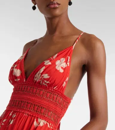 Poupette St Barth Havana crochet-trimmed floral maxi dress | Thumbnail 6 Poupette St Barth Havana crochet-trimmed floral maxi dress | Thumbnail 6