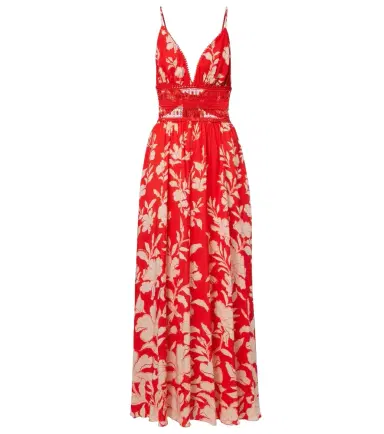 Poupette St Barth Havana crochet-trimmed floral maxi dress | Thumbnail 1 Poupette St Barth Havana crochet-trimmed floral maxi dress | Thumbnail 1