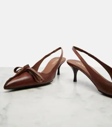 Prada Leather slingback pumps | Thumbnail 3 Prada Leather slingback pumps | Thumbnail 3