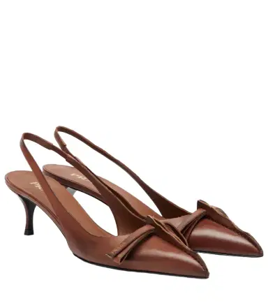 Prada Leather slingback pumps | Thumbnail 1 Prada Leather slingback pumps | Thumbnail 1