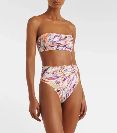 Alexandra Miro Iris belted printed bikini bottoms | Thumbnail 3 Alexandra Miro Iris belted printed bikini bottoms | Thumbnail 3
