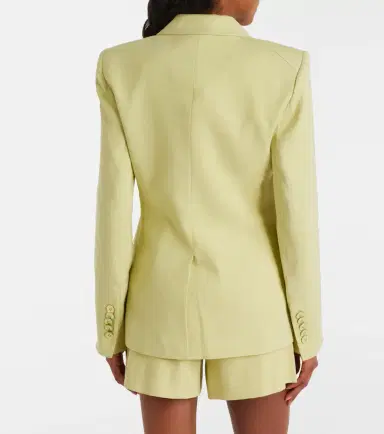 Veronica Beard Miller double-breasted linen-blend twill blazer | Thumbnail 4 Veronica Beard Miller double-breasted linen-blend twill blazer | Thumbnail 4