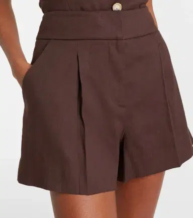 Veronica Beard Haina linen-blend twill shorts | Thumbnail 4 Veronica Beard Haina linen-blend twill shorts | Thumbnail 4