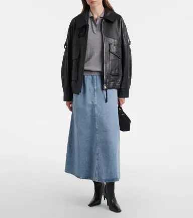 Agolde x Maria McManus denim midi skirt | Thumbnail 2 Agolde x Maria McManus denim midi skirt | Thumbnail 2