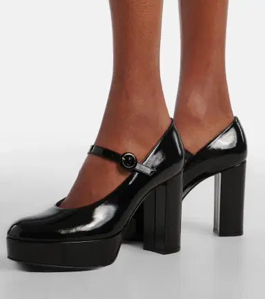 Gianvito Rossi Patent leather Mary Jane pumps | Thumbnail 5 Gianvito Rossi Patent leather Mary Jane pumps | Thumbnail 5