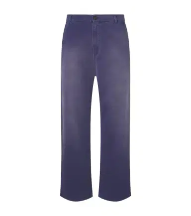 Miu Miu Cotton gabardine wide-leg pants | Thumbnail 1 Miu Miu Cotton gabardine wide-leg pants | Thumbnail 1