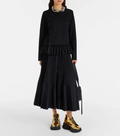 Noir Kei Ninomiya x Reebok metallic-effect platform sneakers | Thumbnail 3 Noir Kei Ninomiya x Reebok metallic-effect platform sneakers | Thumbnail 3
