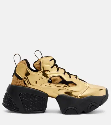 Noir Kei Ninomiya x Reebok metallic-effect platform sneakers | Thumbnail 4 Noir Kei Ninomiya x Reebok metallic-effect platform sneakers | Thumbnail 4