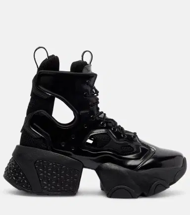Noir Kei Ninomiya x Reebok cutout platform ankle boots | Thumbnail 2 Noir Kei Ninomiya x Reebok cutout platform ankle boots | Thumbnail 2
