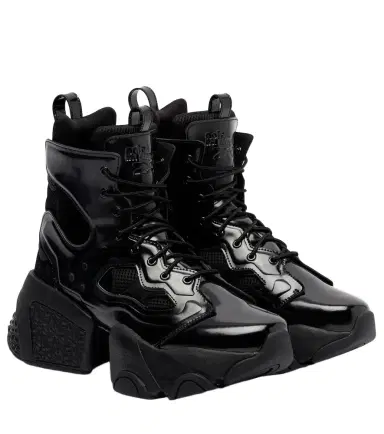 Noir Kei Ninomiya x Reebok cutout platform ankle boots | Thumbnail 1 Noir Kei Ninomiya x Reebok cutout platform ankle boots | Thumbnail 1