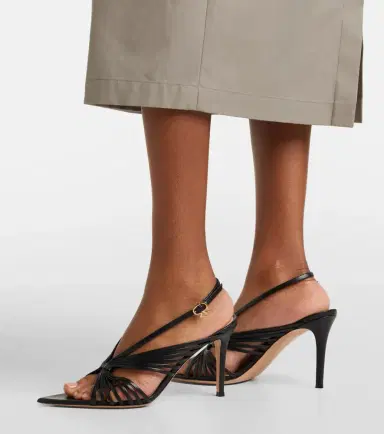 Gianvito Rossi Leather slingback sandals | Thumbnail 5 Gianvito Rossi Leather slingback sandals | Thumbnail 5