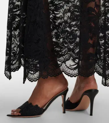 Gianvito Rossi Yvonne lace mules | Thumbnail 6 Gianvito Rossi Yvonne lace mules | Thumbnail 6