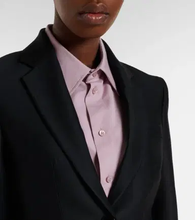Balenciaga Wool and silk blazer | Thumbnail 3 Balenciaga Wool and silk blazer | Thumbnail 3