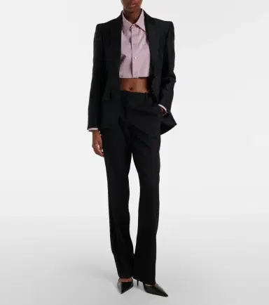 Balenciaga Wool and silk blazer | Thumbnail 5 Balenciaga Wool and silk blazer | Thumbnail 5