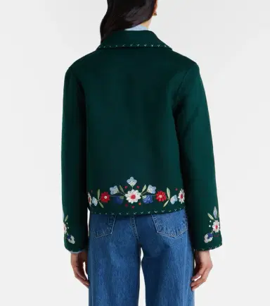 Rixo Jude embroidered floral wool-blend jacket | Thumbnail 5 Rixo Jude embroidered floral wool-blend jacket | Thumbnail 5