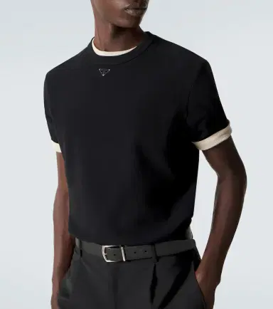 Prada Logo cotton T-shirt | Thumbnail 3 Prada Logo cotton T-shirt | Thumbnail 3