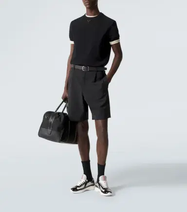 Prada Logo cotton T-shirt | Thumbnail 5 Prada Logo cotton T-shirt | Thumbnail 5