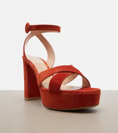 Gianvito Rossi Sabrina suede platform sandals | Thumbnail 3 Gianvito Rossi Sabrina suede platform sandals | Thumbnail 3