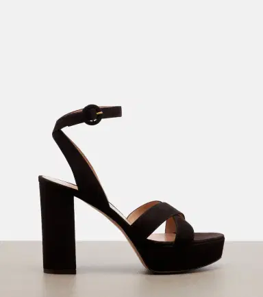 Gianvito Rossi Sabrina suede platform sandals | Thumbnail 2 Gianvito Rossi Sabrina suede platform sandals | Thumbnail 2