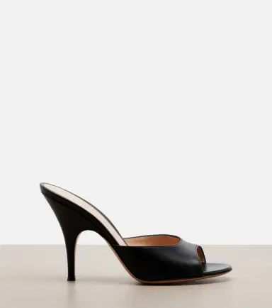 Gianvito Rossi Sofia leather mules | Thumbnail 4 Gianvito Rossi Sofia leather mules | Thumbnail 4