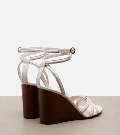 Gianvito Rossi Leather wedge sandals | Thumbnail 2 Gianvito Rossi Leather wedge sandals | Thumbnail 2