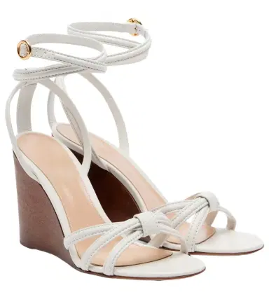 Gianvito Rossi Leather wedge sandals | Thumbnail 1 Gianvito Rossi Leather wedge sandals | Thumbnail 1