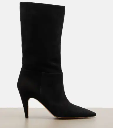 Gianvito Rossi Elise suede mid-calf boots | Thumbnail 2 Gianvito Rossi Elise suede mid-calf boots | Thumbnail 2