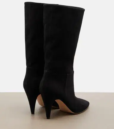 Gianvito Rossi Elise suede mid-calf boots | Thumbnail 3 Gianvito Rossi Elise suede mid-calf boots | Thumbnail 3