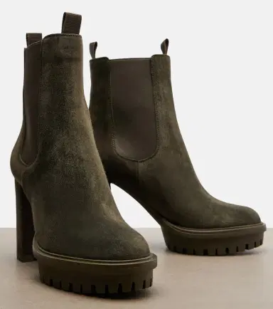 Gianvito Rossi Barry suede platform ankle boots | Thumbnail 3 Gianvito Rossi Barry suede platform ankle boots | Thumbnail 3