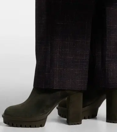 Gianvito Rossi Barry suede platform ankle boots | Thumbnail 6 Gianvito Rossi Barry suede platform ankle boots | Thumbnail 6