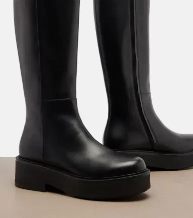 Gianvito Rossi Hiro leather mid-calf boots | Thumbnail 3 Gianvito Rossi Hiro leather mid-calf boots | Thumbnail 3