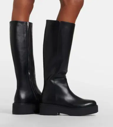 Gianvito Rossi Hiro leather mid-calf boots | Thumbnail 5 Gianvito Rossi Hiro leather mid-calf boots | Thumbnail 5