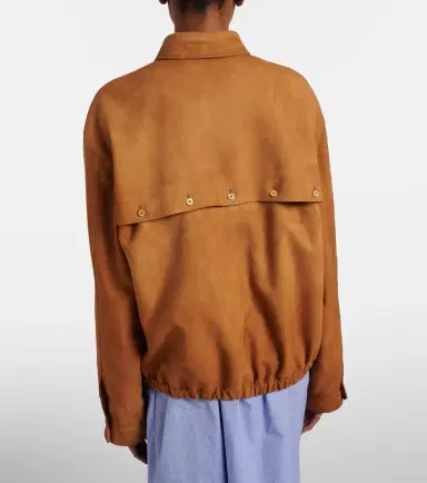 Miu Miu Suede blouson jacket | Thumbnail 3 Miu Miu Suede blouson jacket | Thumbnail 3