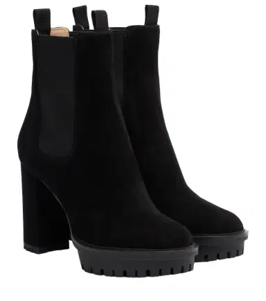 Gianvito Rossi Barry suede platform ankle boots | Thumbnail 1 Gianvito Rossi Barry suede platform ankle boots | Thumbnail 1