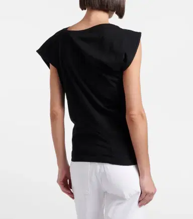 AGOLDE Beth asymmetric cotton jersey T-shirt | Thumbnail 2 AGOLDE Beth asymmetric cotton jersey T-shirt | Thumbnail 2