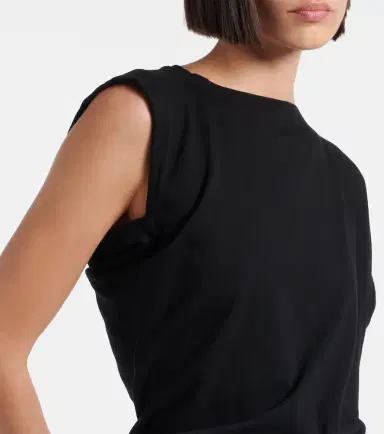 AGOLDE Beth asymmetric cotton jersey T-shirt | Thumbnail 4 AGOLDE Beth asymmetric cotton jersey T-shirt | Thumbnail 4