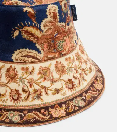 Zimmermann Reversible printed linen bucket hat | Thumbnail 2 Zimmermann Reversible printed linen bucket hat | Thumbnail 2