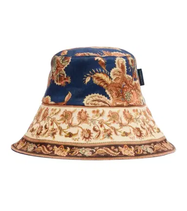 Zimmermann Reversible printed linen bucket hat | Thumbnail 1 Zimmermann Reversible printed linen bucket hat | Thumbnail 1