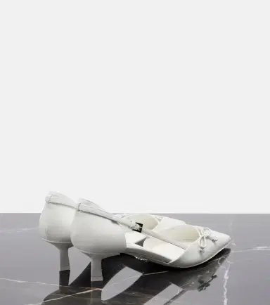Prada Bow-detail leather pumps | Thumbnail 3 Prada Bow-detail leather pumps | Thumbnail 3